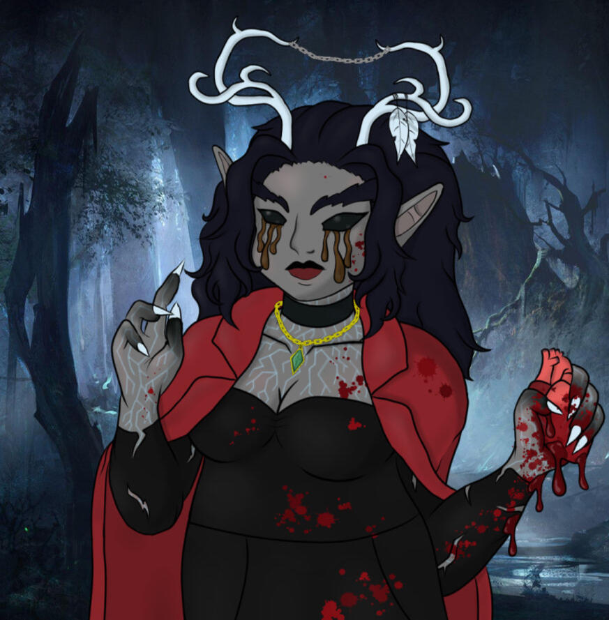 The image showcases Valerie in a thinner, no wing, sassy yet classy sexy like stance.